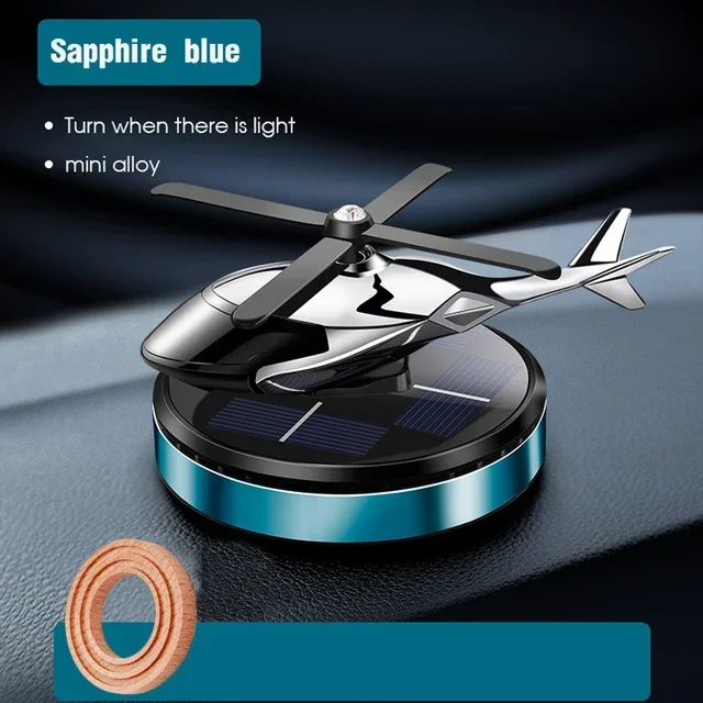 Car Air Solar Helicopter Decor - Vape Decoration 评论和价格
