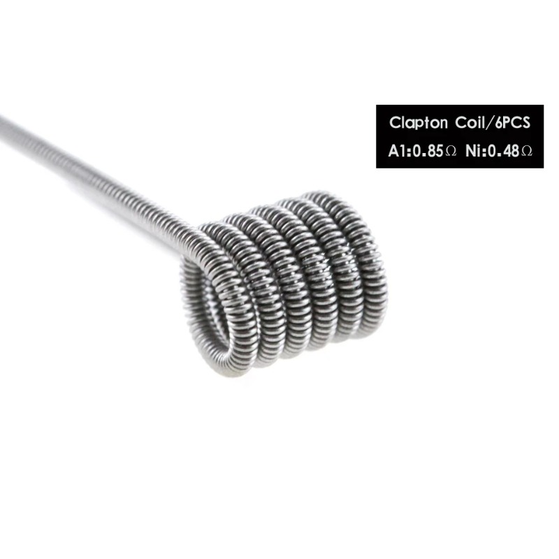 48Pcs/Set 8 in 1 Prebuilt Coil - Clapton Wire Pre Built 评论和价格