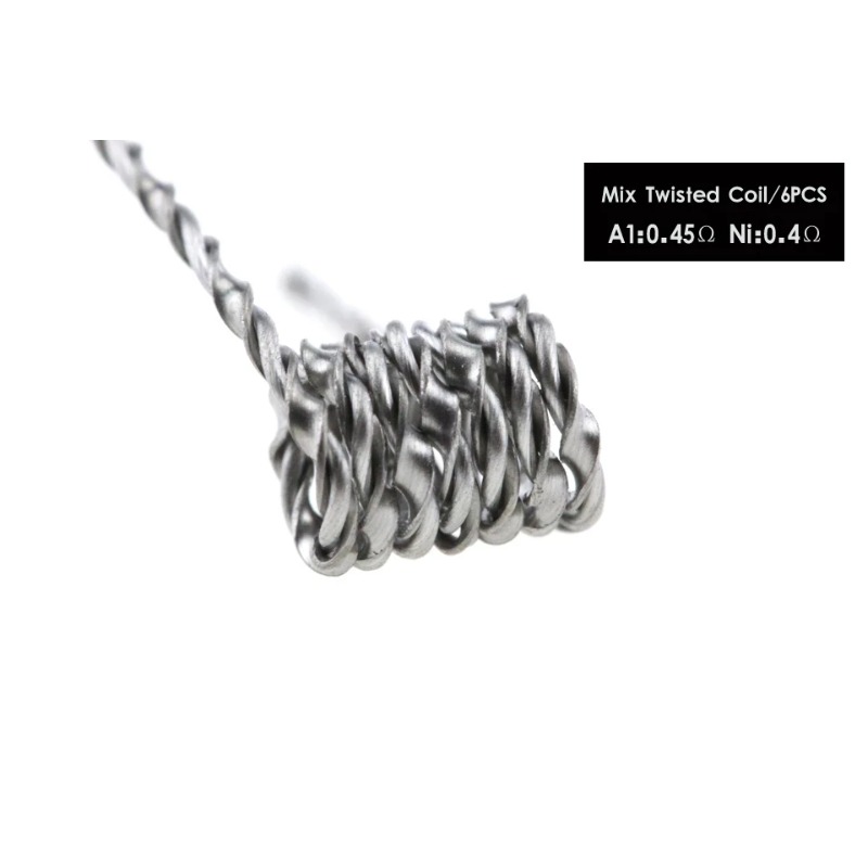 48Pcs/Set 8 in 1 Prebuilt Coil - Clapton Wire Pre Built 评论和价格